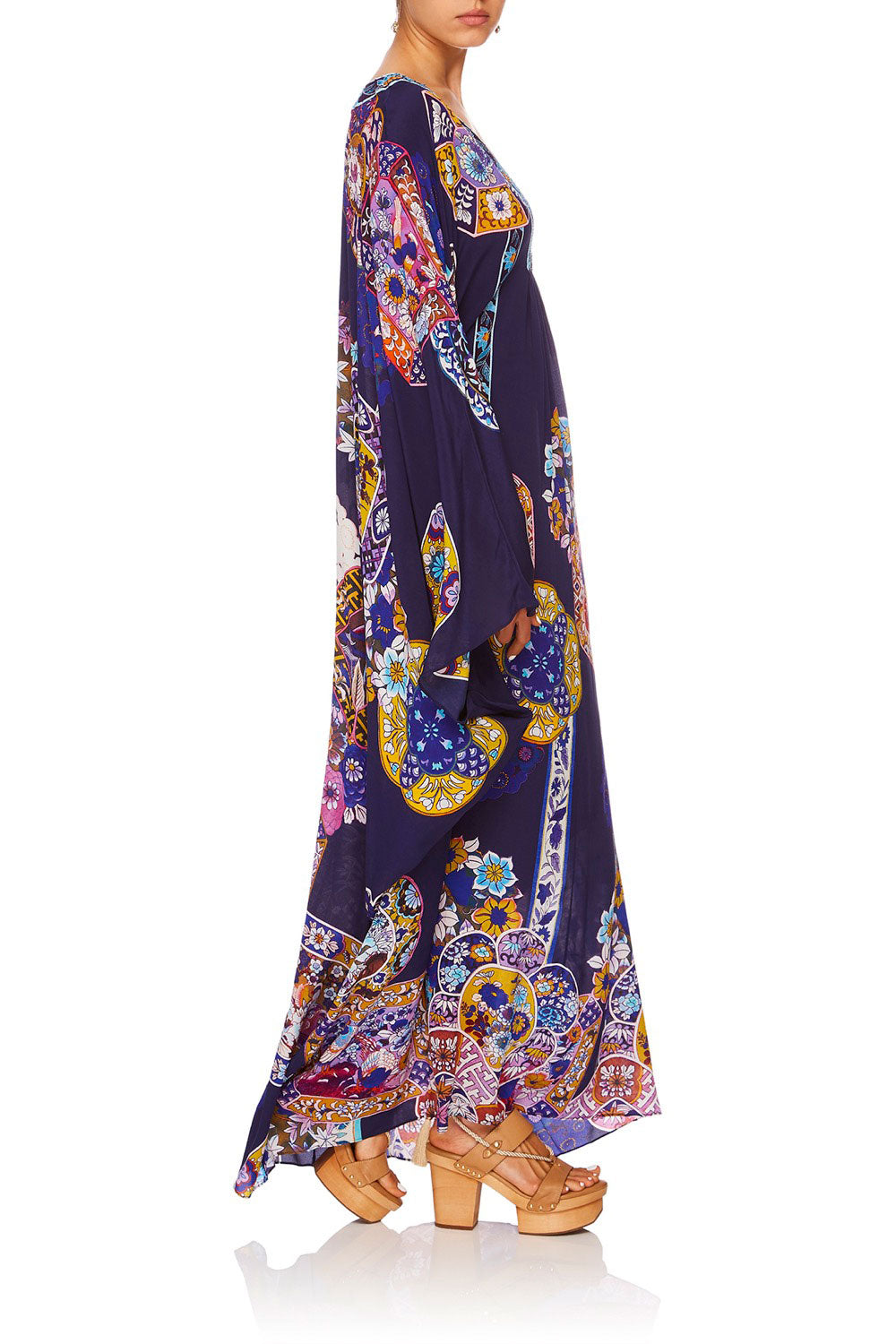 CAMILLA STAR GAZER BLOUSON SLEEVE KAFTAN