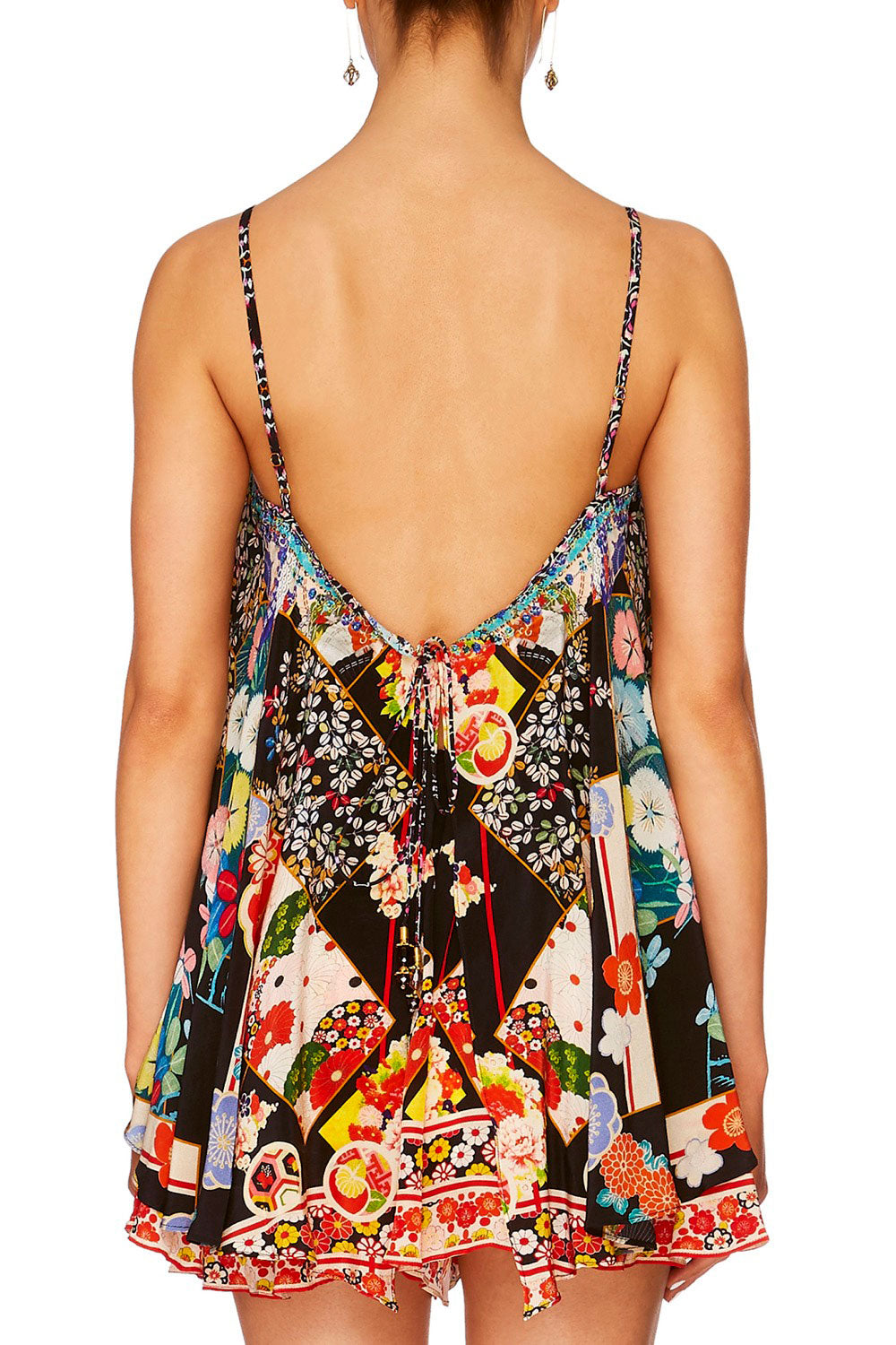 CAMILLA STAR GIRL FLARED PLAYSUIT WOVER LAYER