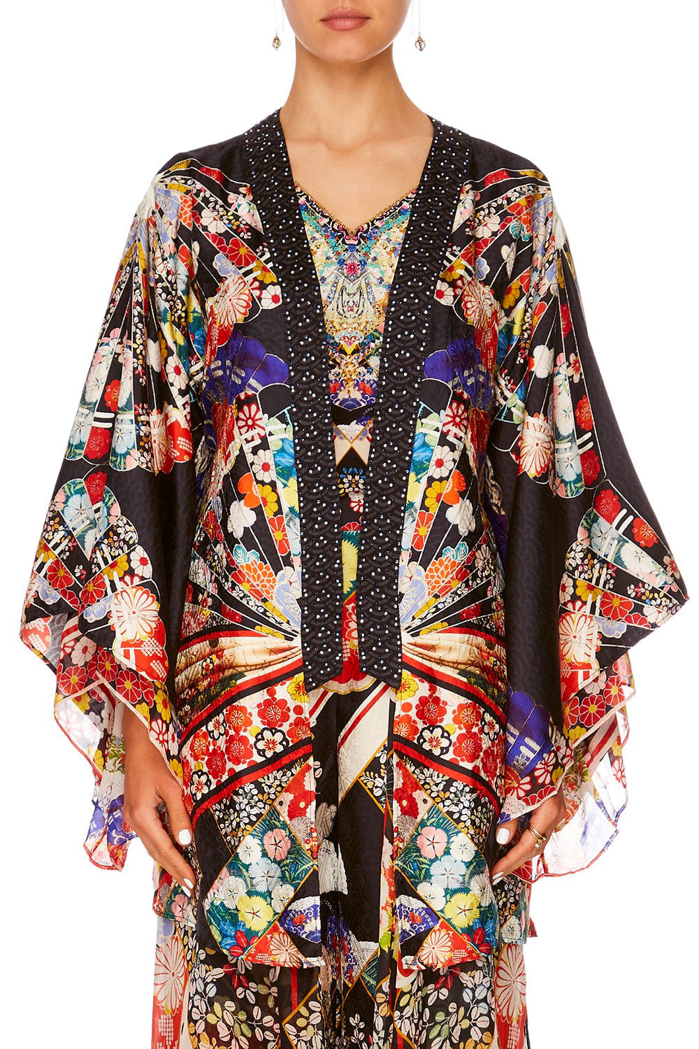 CAMILLA STAR GIRL KIMONO W LONG UNDERLAYER
