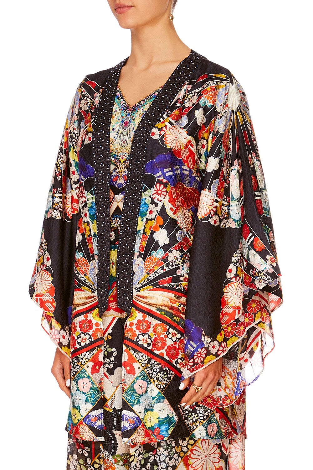 CAMILLA STAR GIRL KIMONO W LONG UNDERLAYER