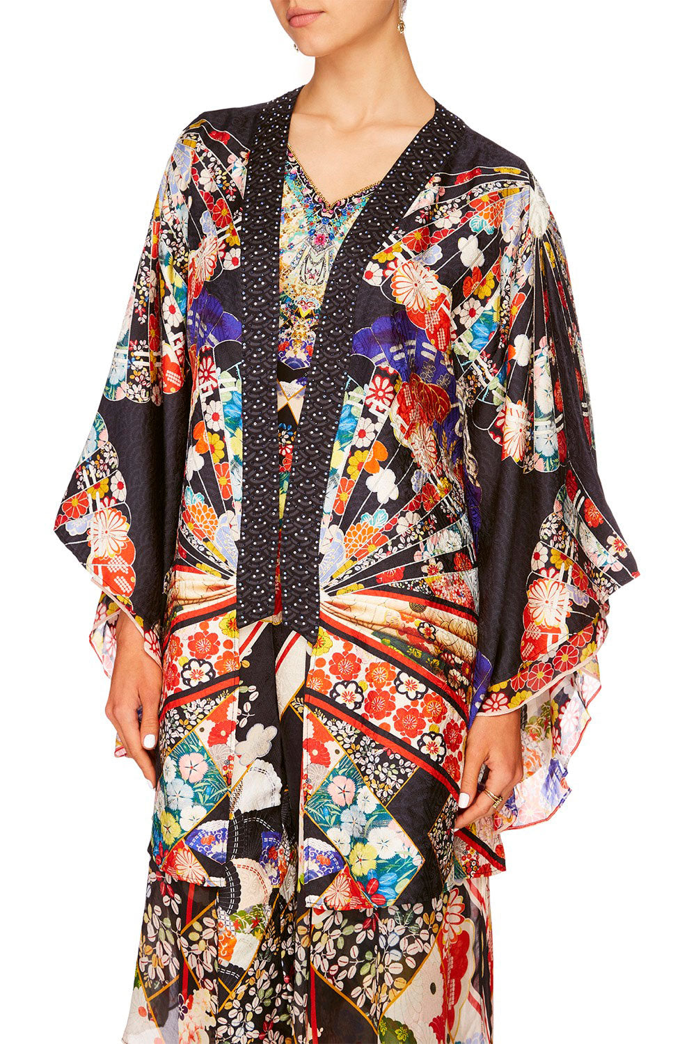 CAMILLA STAR GIRL KIMONO W LONG UNDERLAYER