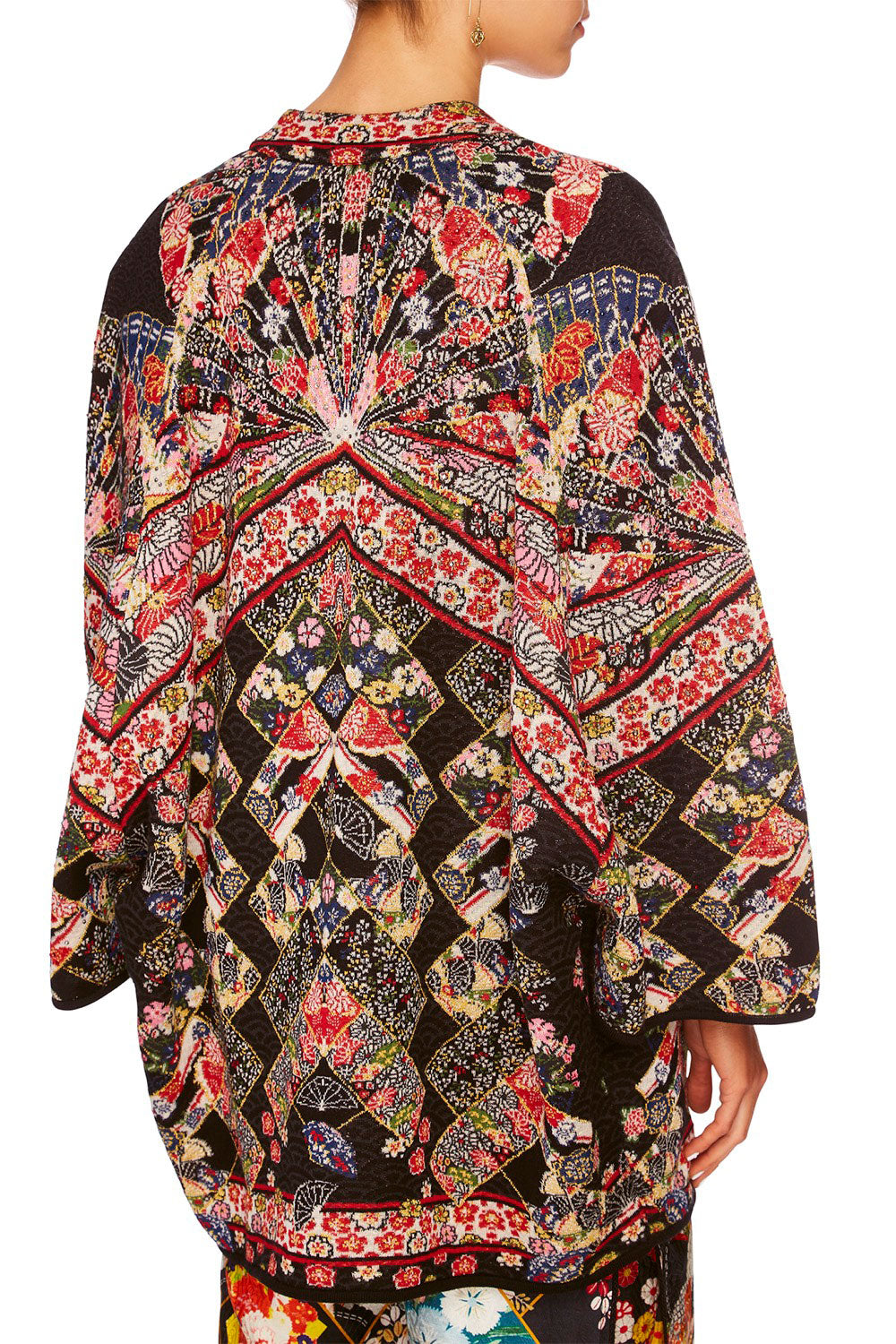 CAMILLA STAR GIRL REVERSIBLE KNIT COCOON COAT