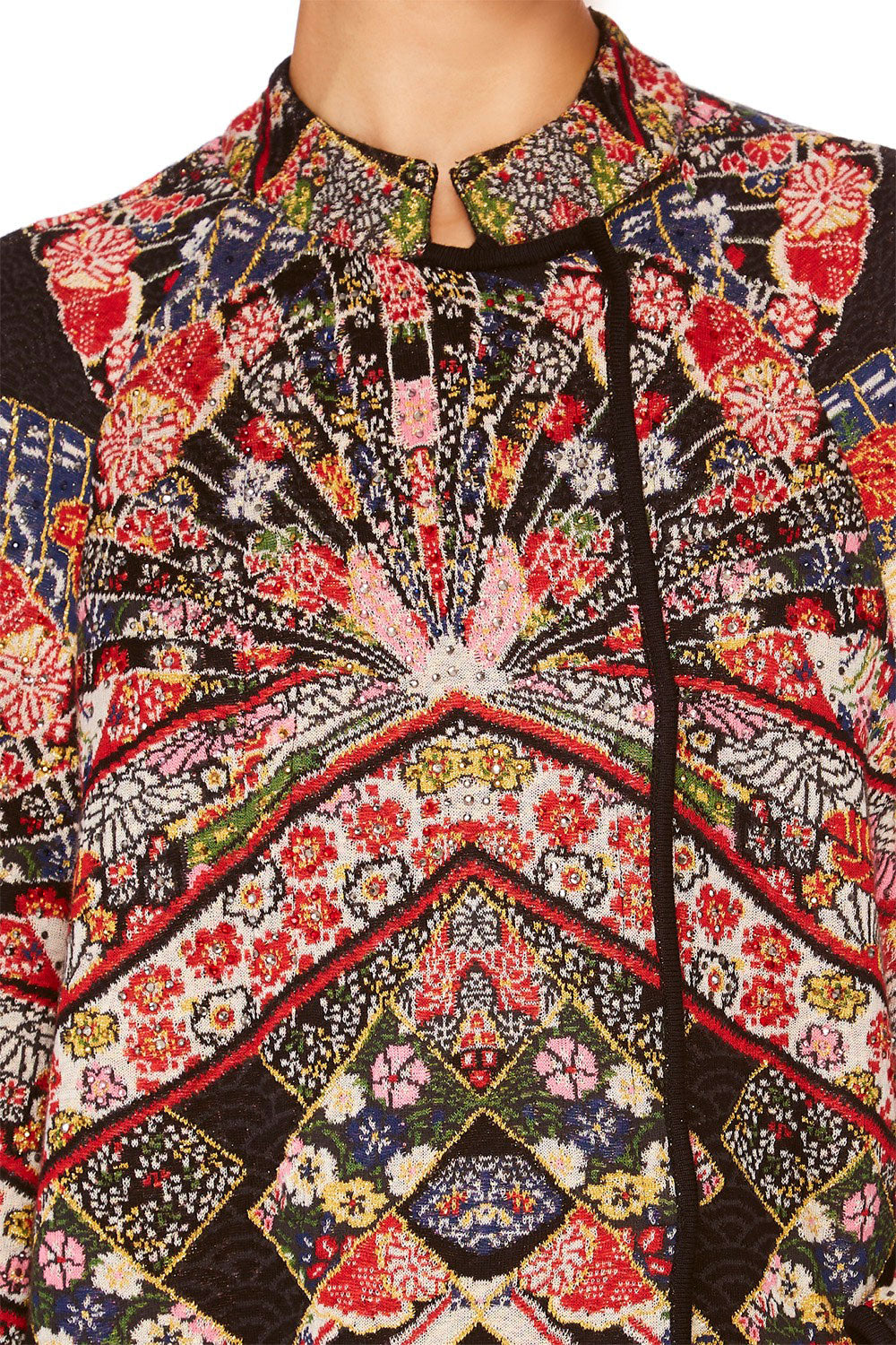 CAMILLA STAR GIRL REVERSIBLE KNIT COCOON COAT