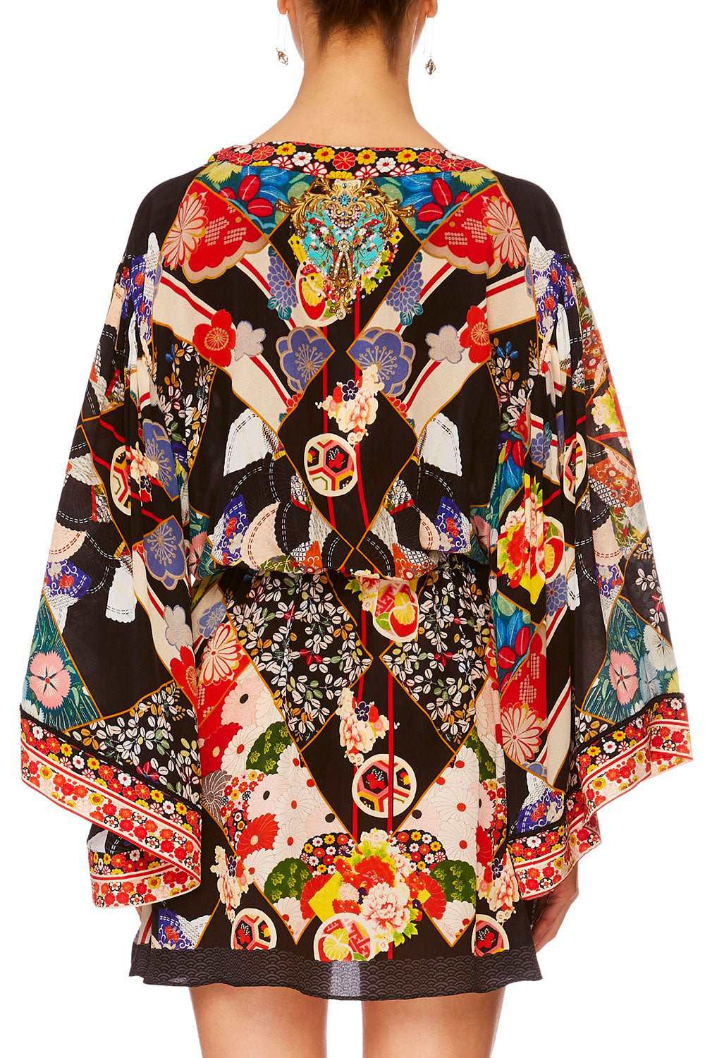 CAMILLA STAR GIRL V-NECK WIDE SLEEVE DRESS