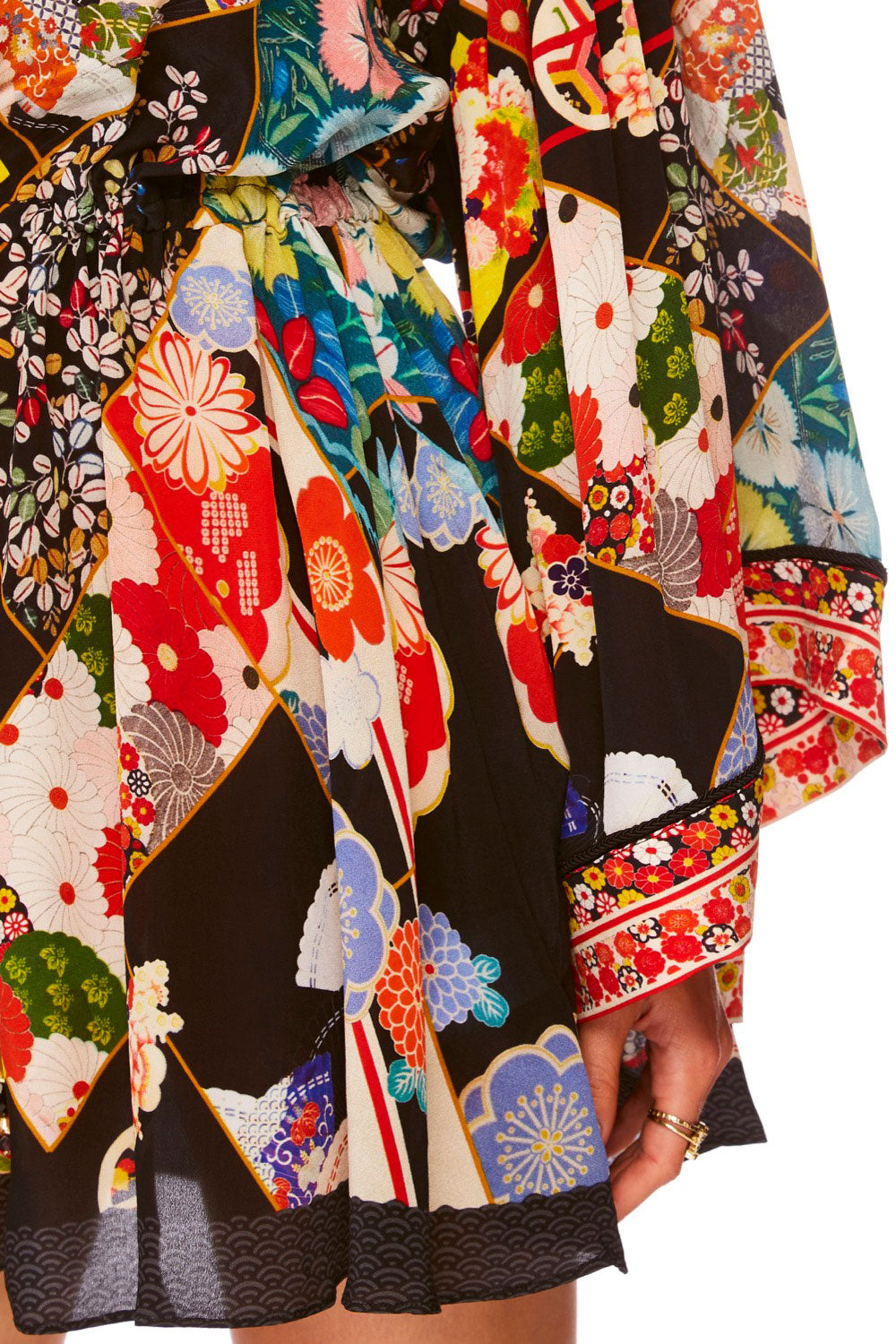 CAMILLA STAR GIRL V-NECK WIDE SLEEVE DRESS