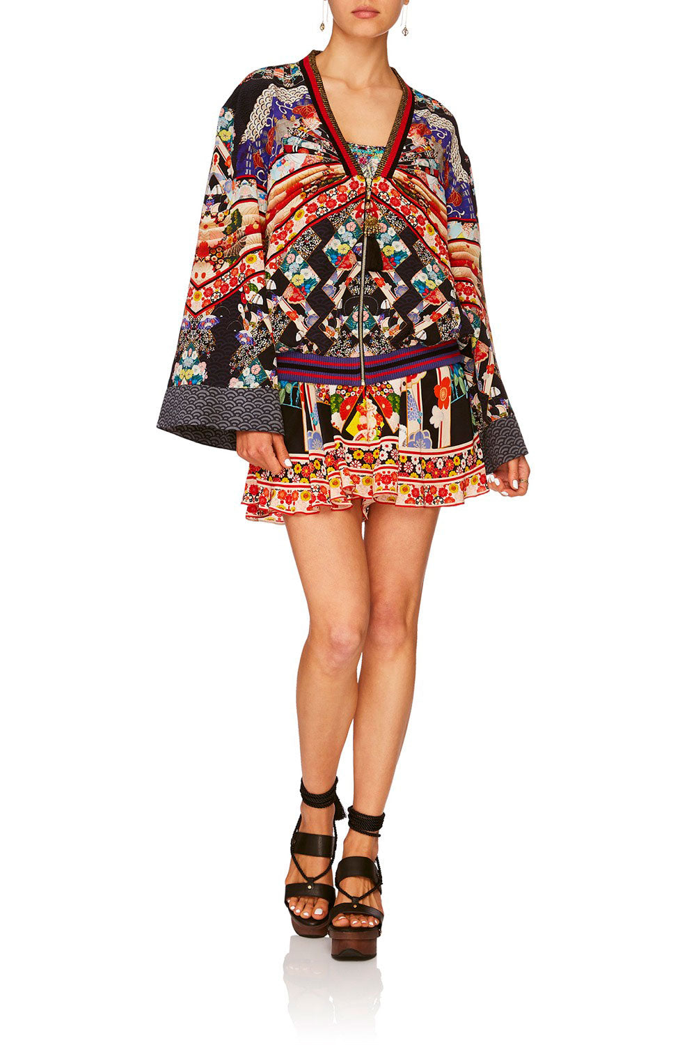 CAMILLA STAR GIRL WIDE SLEEVE BOMBER