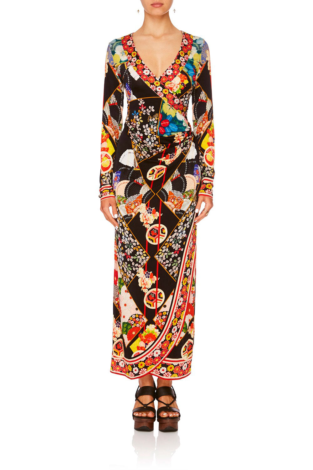 CAMILLA STAR GIRL WRAP DRESS W TIE