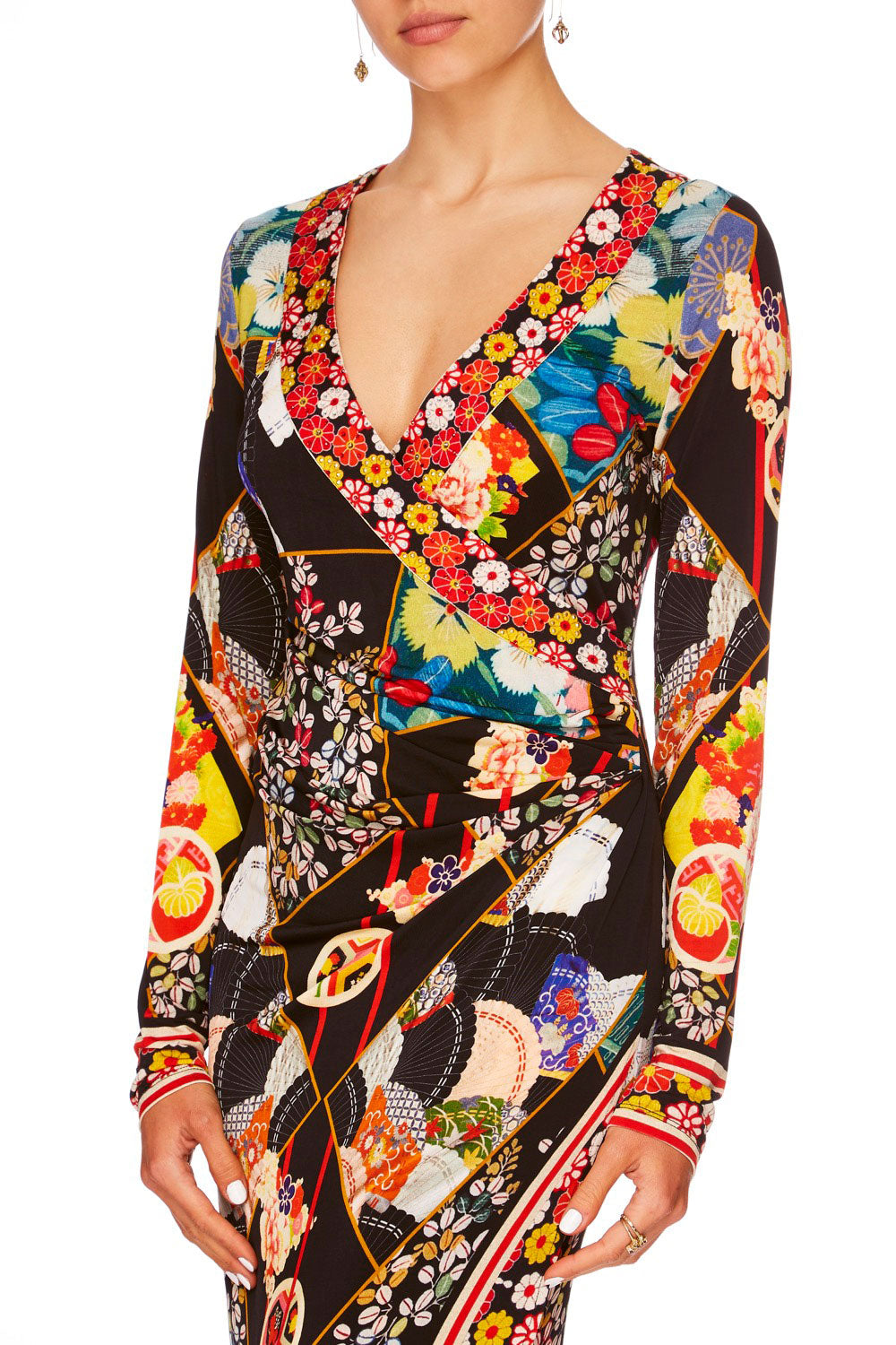 CAMILLA STAR GIRL WRAP DRESS W TIE