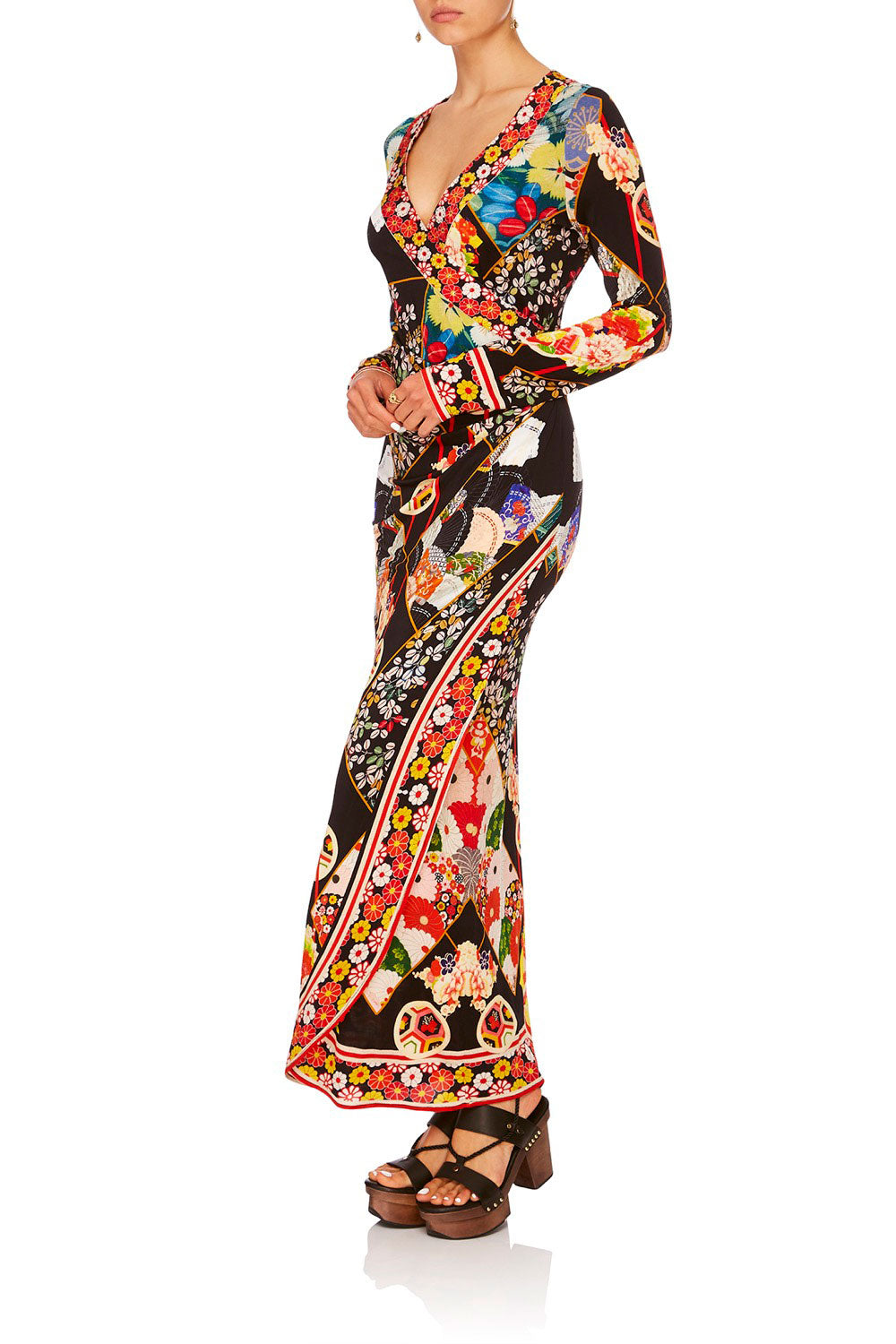 CAMILLA STAR GIRL WRAP DRESS W TIE