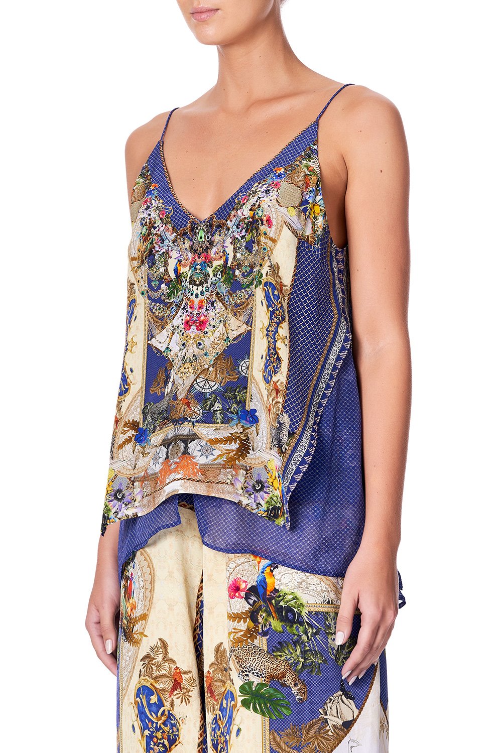 MULTILAYER V NECK TOP MUSE NOVELS