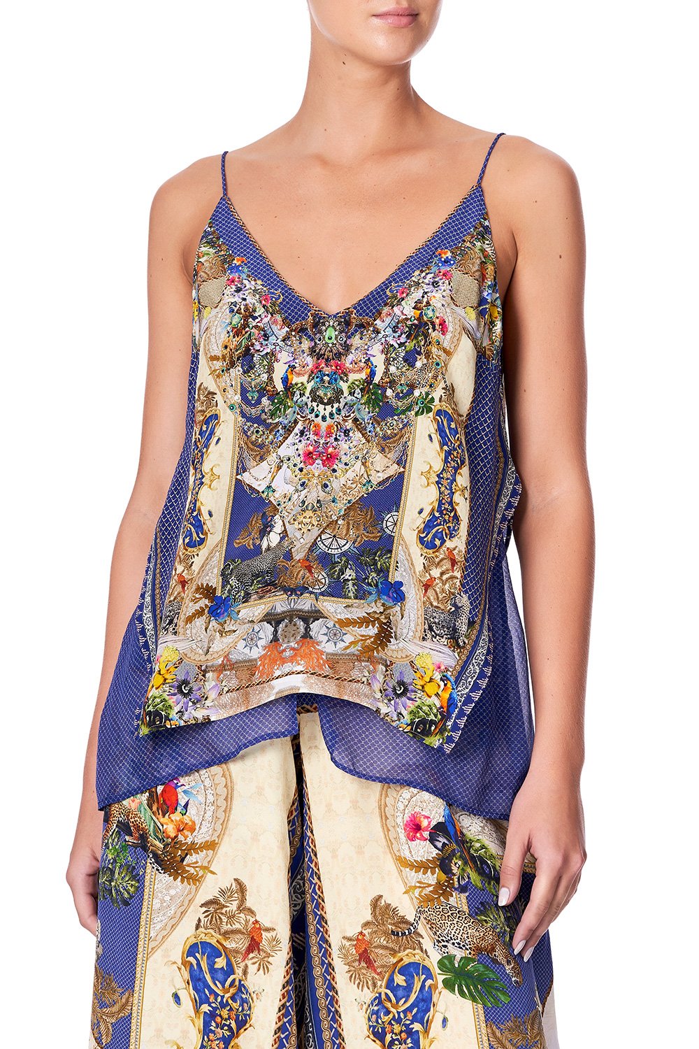 MULTILAYER V NECK TOP MUSE NOVELS