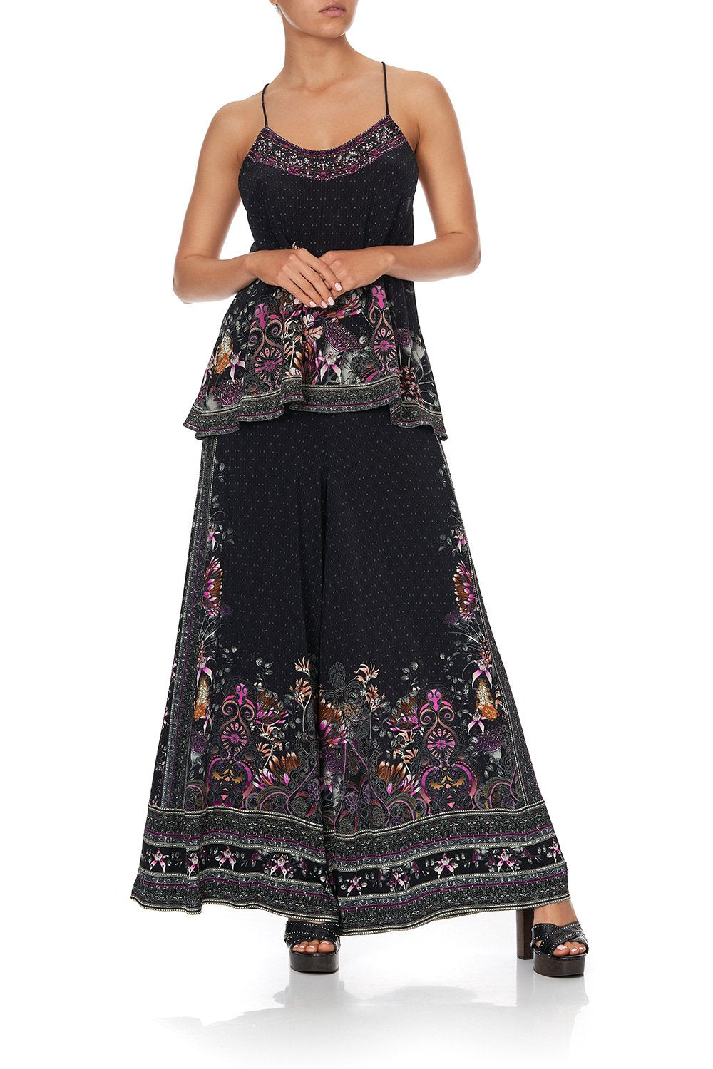 T BACK SHOESTRING TOP RESTLESS NIGHTS