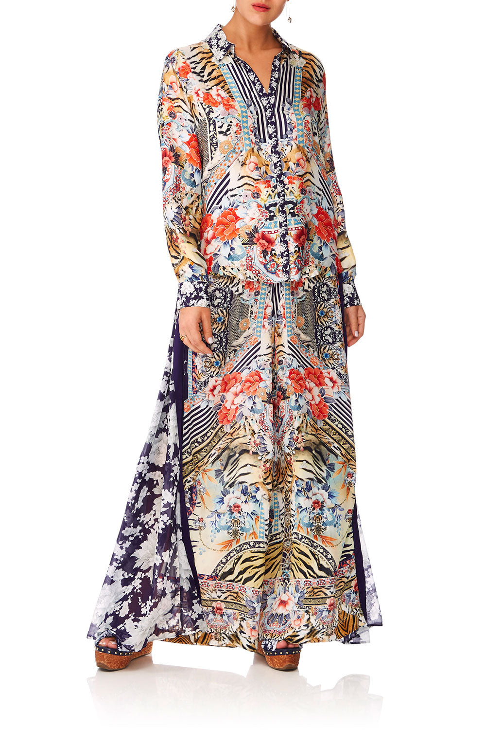 CAMILLA THE LONELY WILD HIGH WAISTED TROUSER WGODET