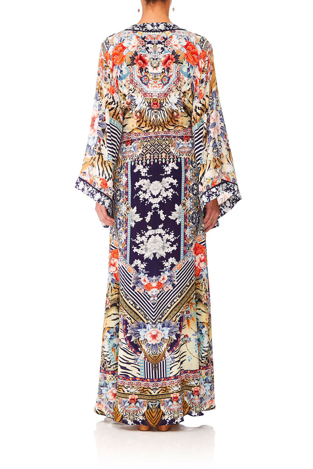 CAMILLA THE LONELY WILD KIMONO WRAP DRESS
