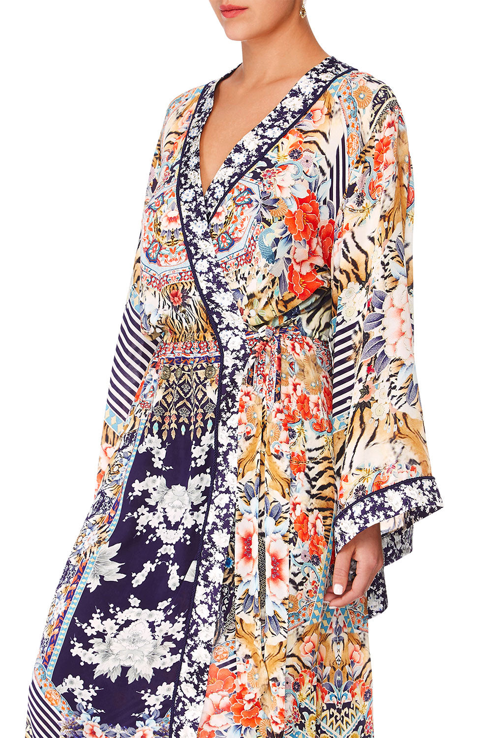 CAMILLA THE LONELY WILD KIMONO WRAP DRESS