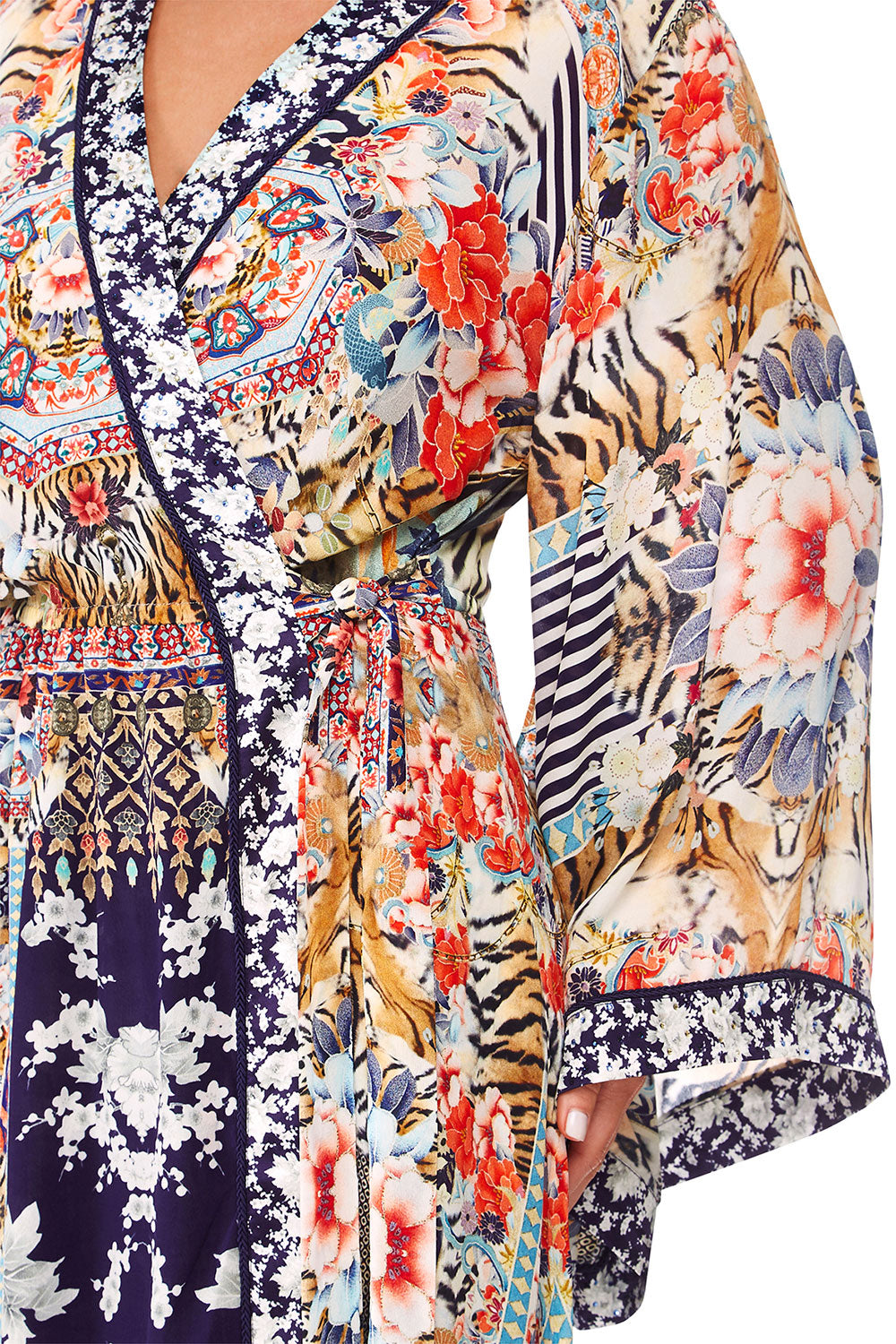 CAMILLA THE LONELY WILD KIMONO WRAP DRESS
