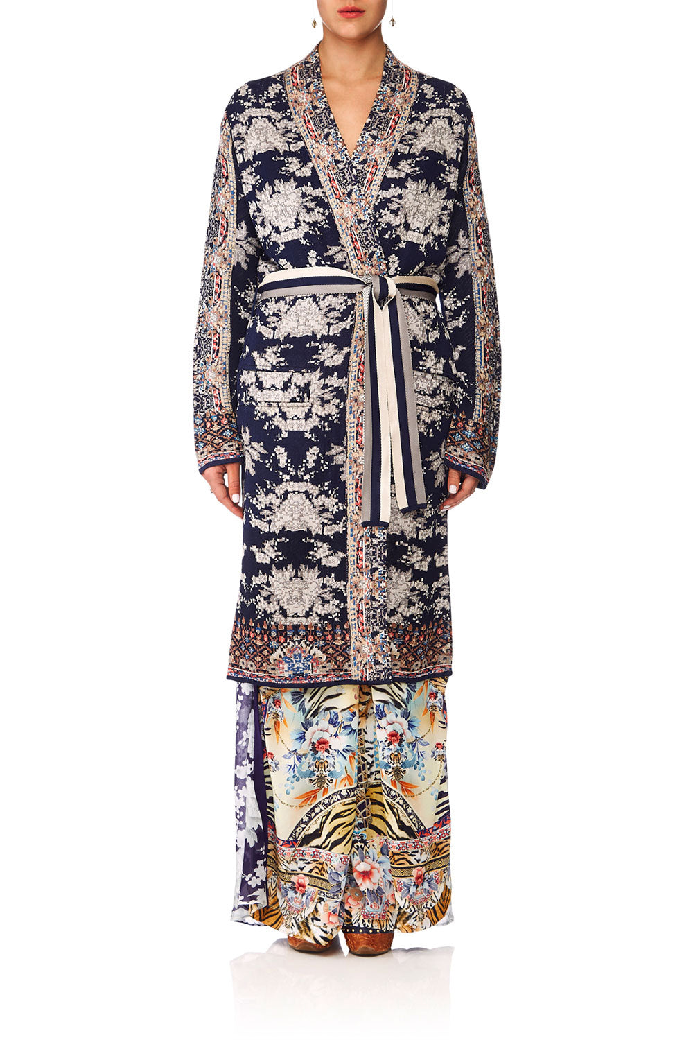 CAMILLA THE LONELY WILD KNIT WRAP W TIE