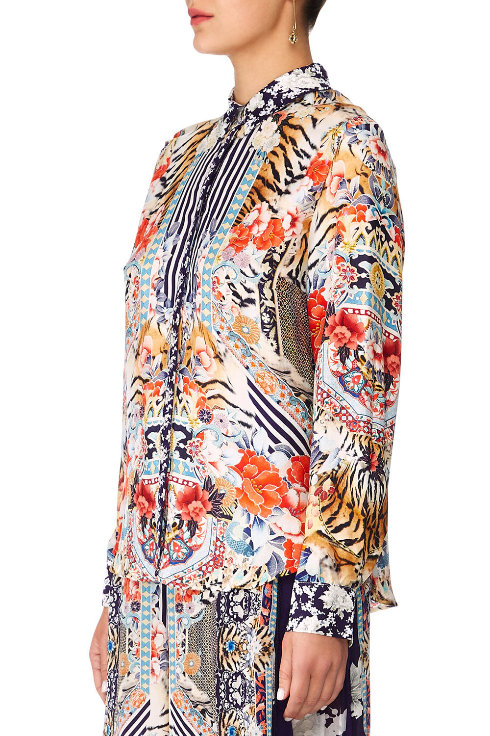 CAMILLA THE LONELY WILD SLIM FIT LONG SLEEVE SHIRT