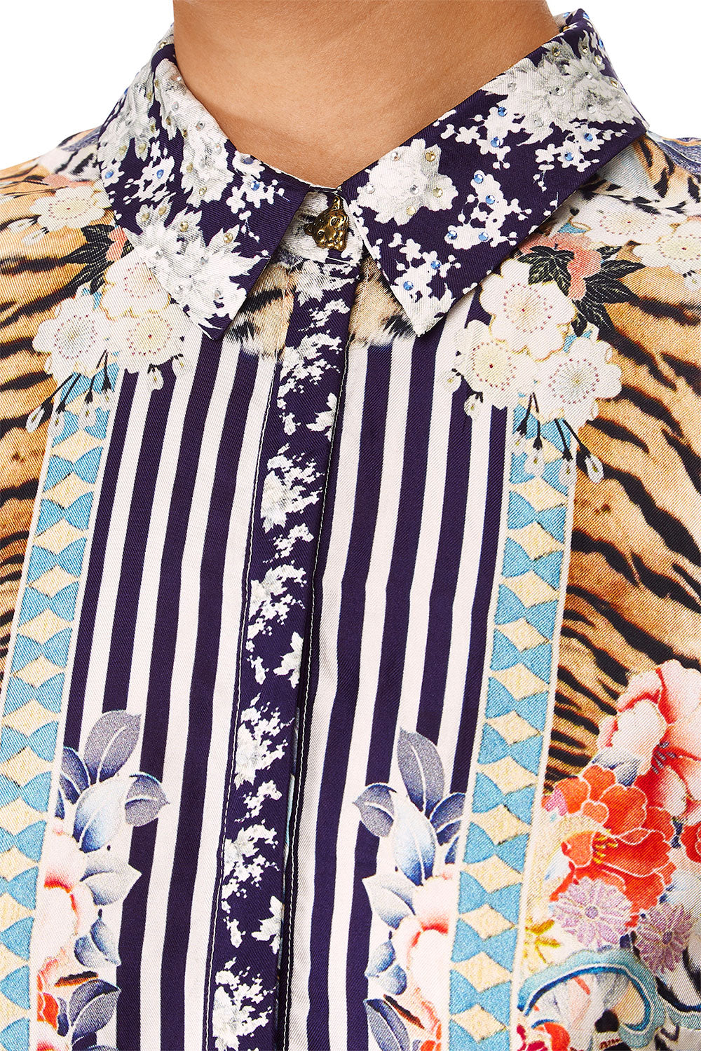 CAMILLA THE LONELY WILD SLIM FIT LONG SLEEVE SHIRT