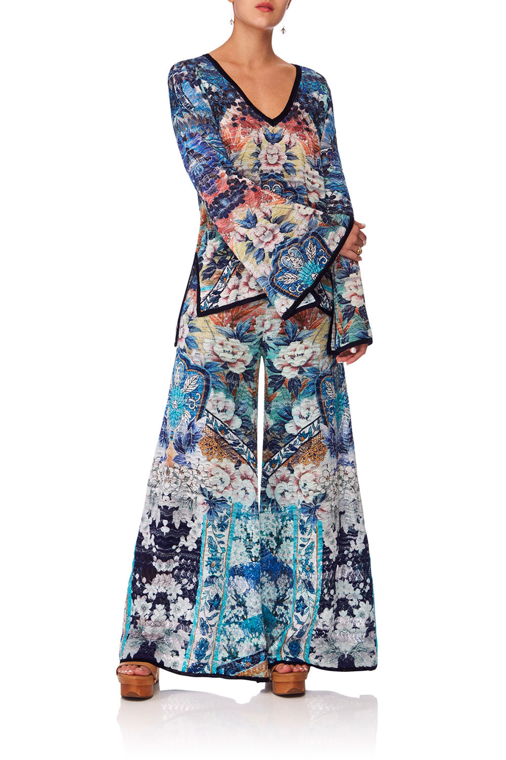 CAMILLA TOKYO TRIBE FANCY STITCH V PANT