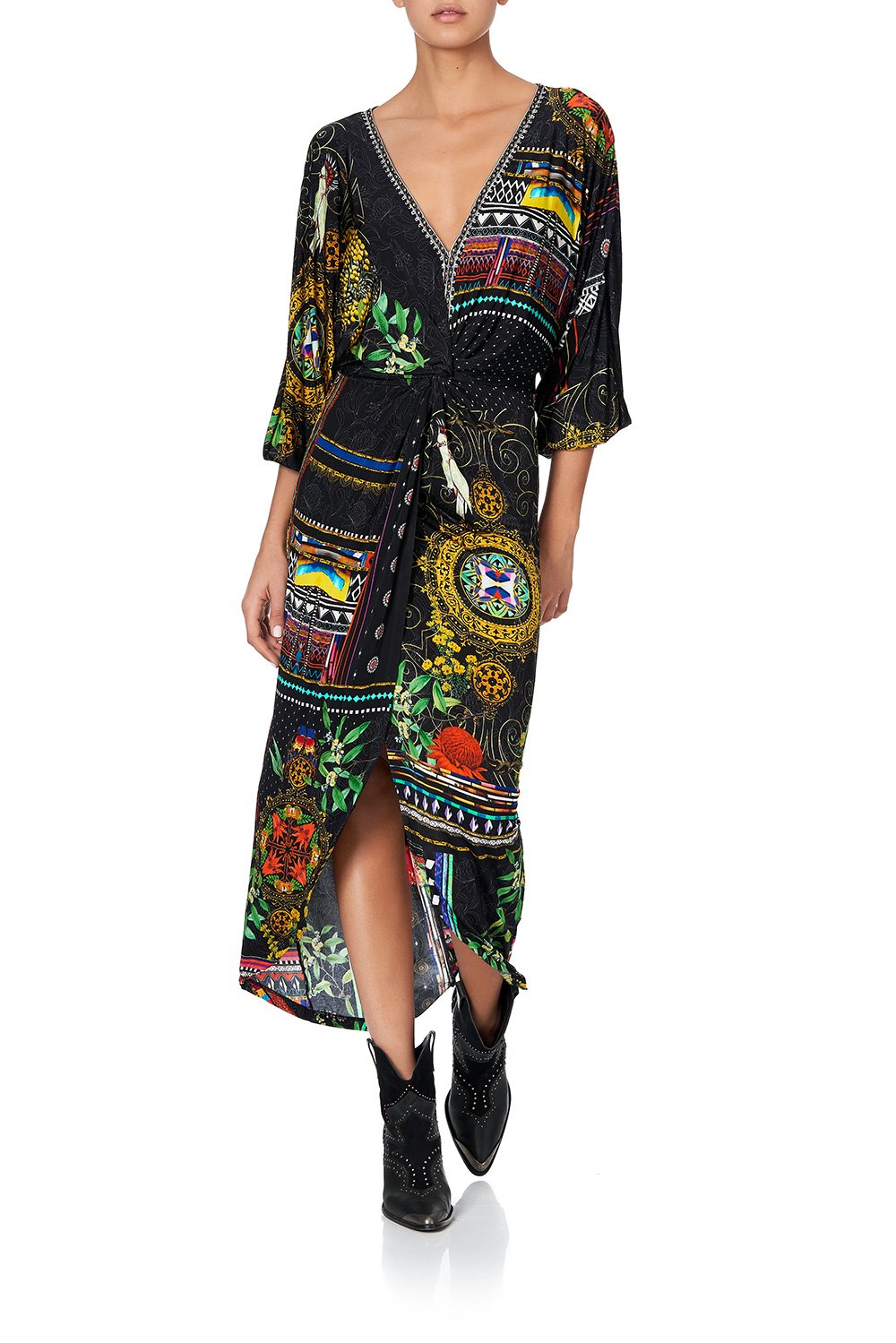 TWIST FRONT DRESS BLACKHEATH BETTY