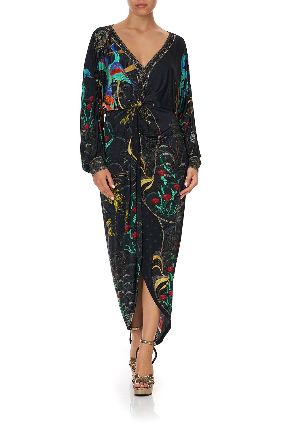 TWIST FRONT DRESS WISE WINGS