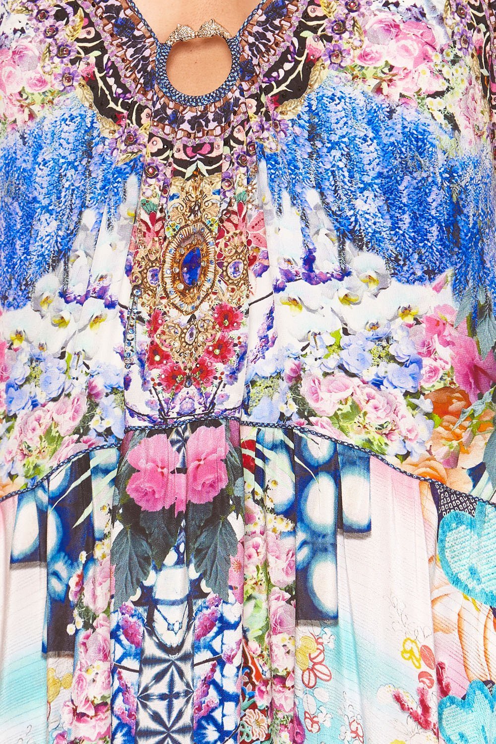 U-RING MAXI DRESS SHIBORI SHORES