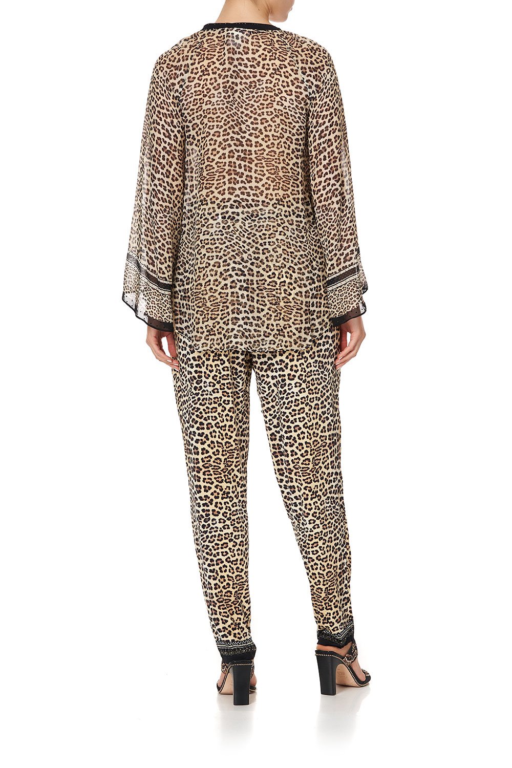 V NECK BLOUSE WITH NECKBAND SEX KITTEN