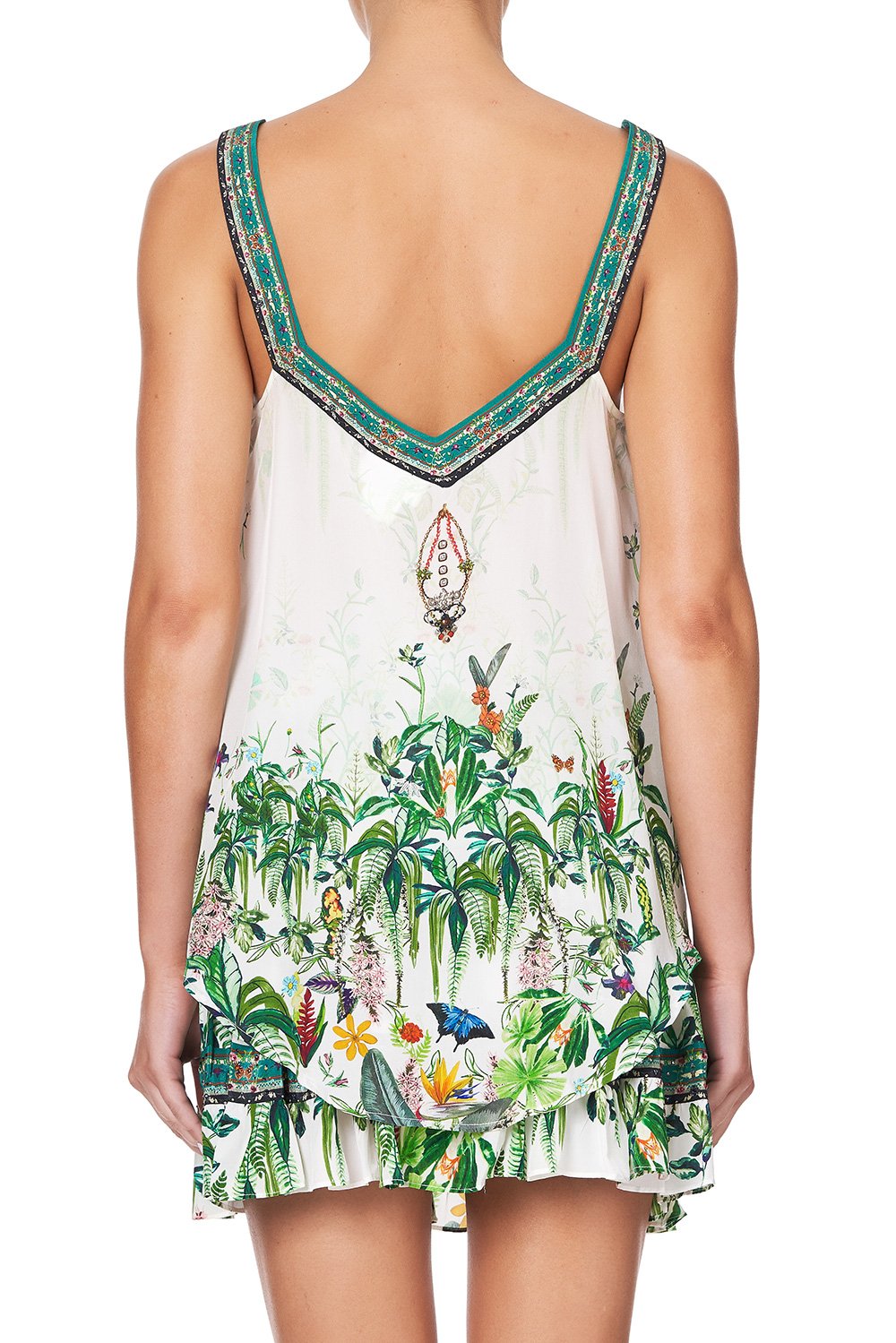 V-NECK STRAP TOP DAINTREE DARLING