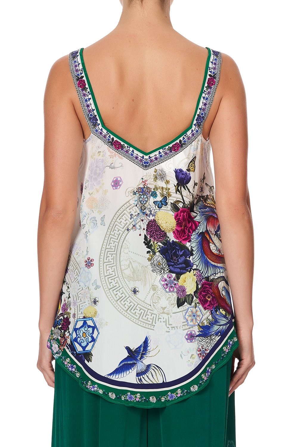 V-NECK STRAP TOP GENTLE MOON