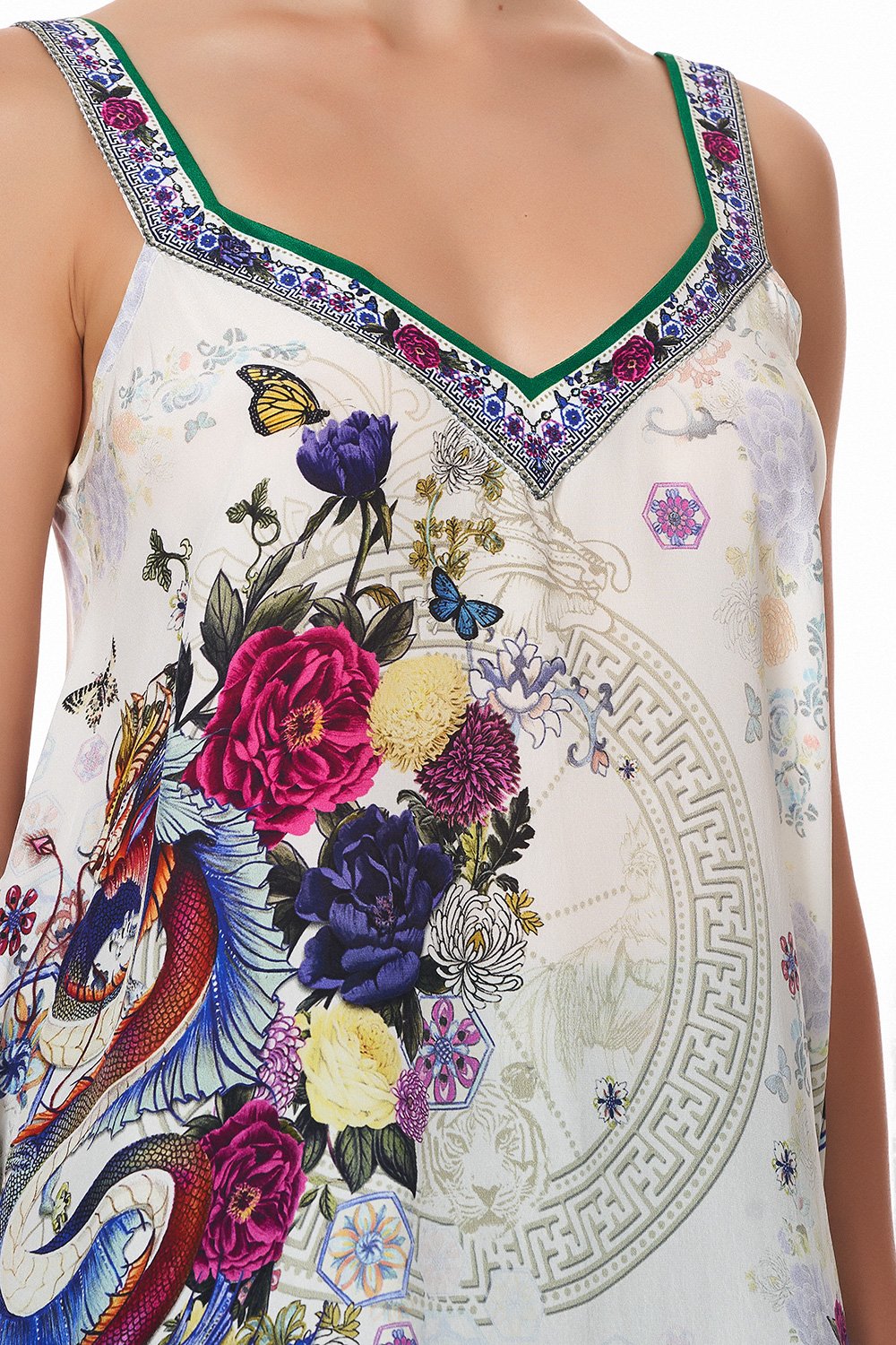 V-NECK STRAP TOP GENTLE MOON