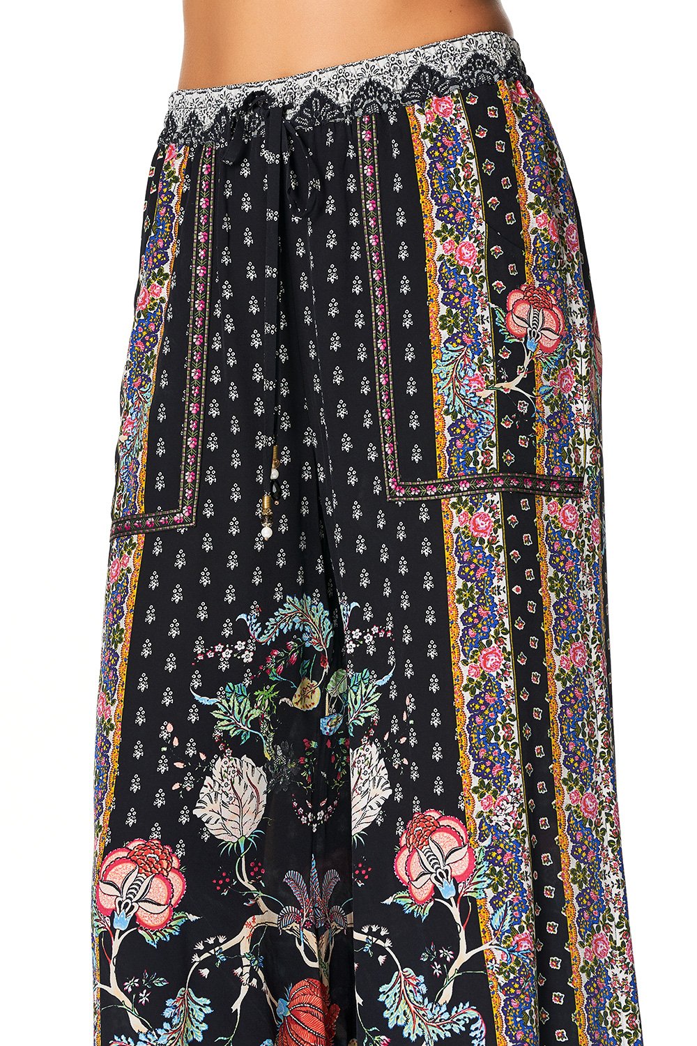 CAMILLA WIDE LEG DRAWSTRING WAIST PANT HAUTE PROVINCIAL