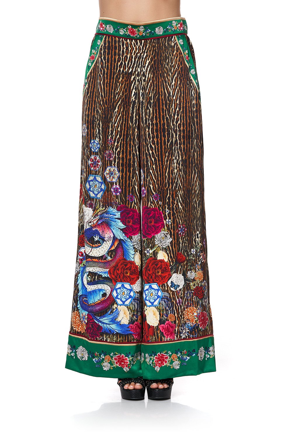 WIDE LEG PANT WITH CUFFS JEWEL OF JUPITER