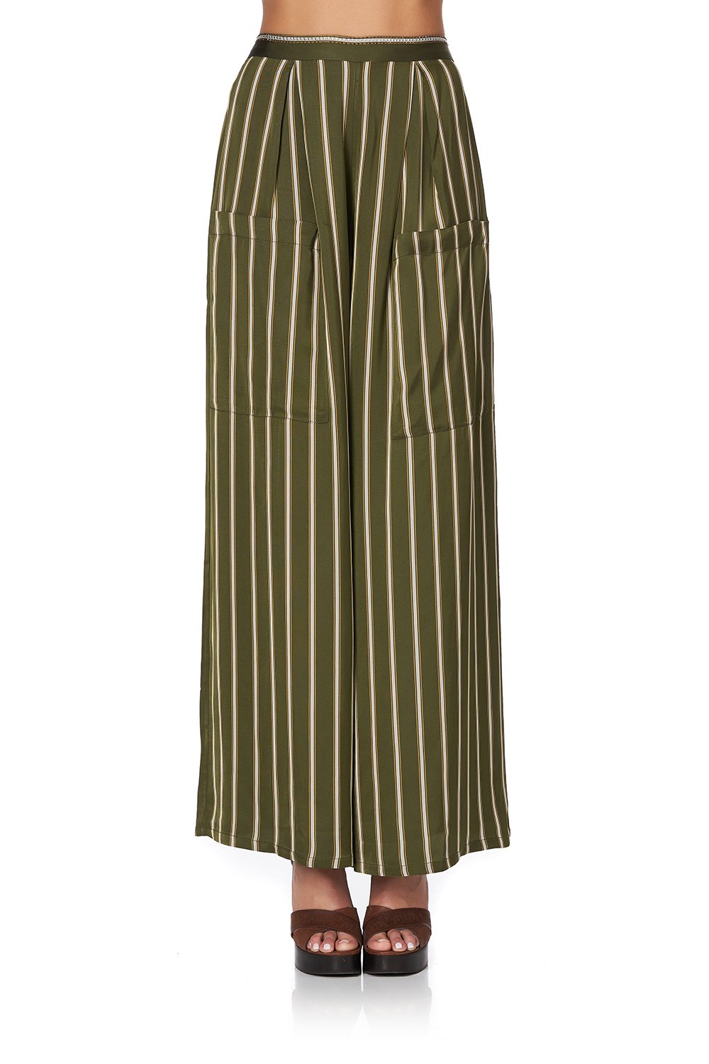 WIDE LEG TROUSER WITH FRONT POCKETS AMONG THE GUMTREES