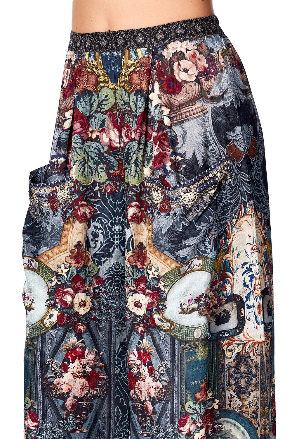 WIDE LEG TROUSER WITH FRONT POCKETS HOTEL BOHEME