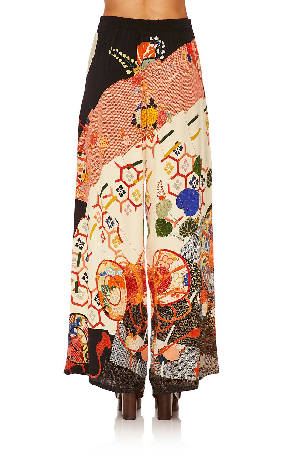 CAMILLA KISSING THE SUN WIDE LEG TROUSER W FRONT POCKETS