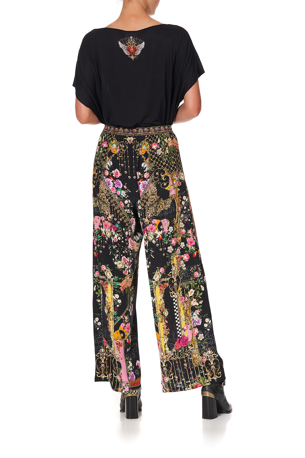 WIDE LEG TROUSER WITH FRONT POCKETS MONTAGUES CAPULET