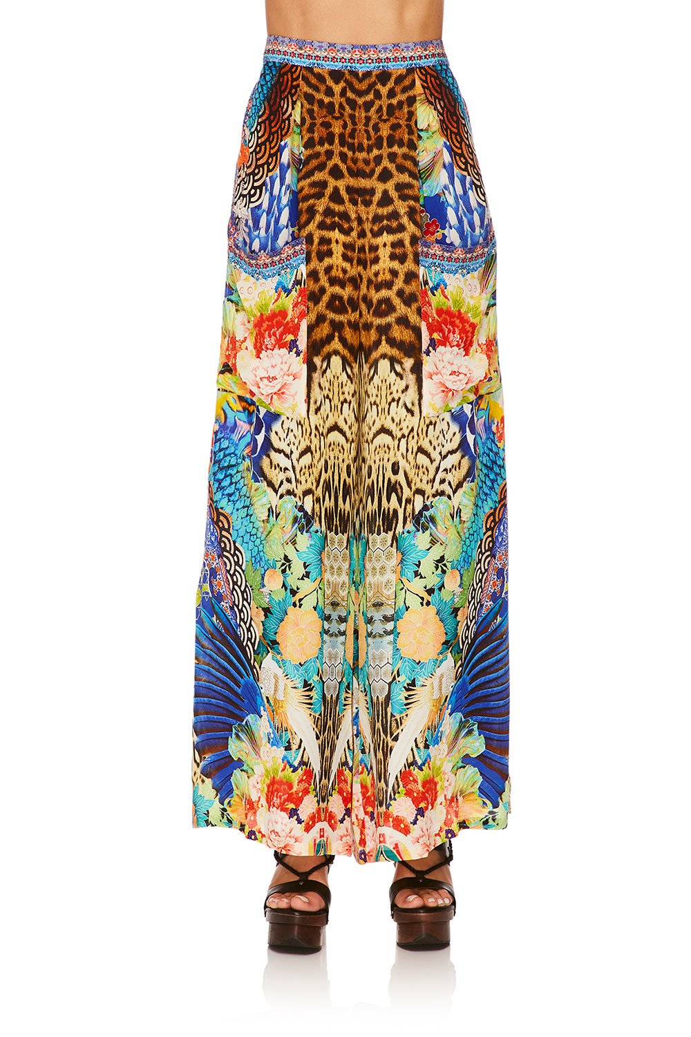 WIDE LEG TROUSER WITH FRONT POCKETS SPACE COWGIRL