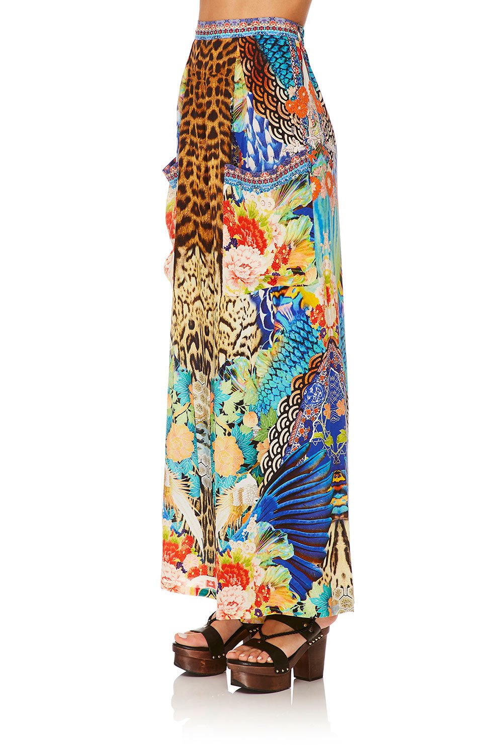 WIDE LEG TROUSER WITH FRONT POCKETS SPACE COWGIRL