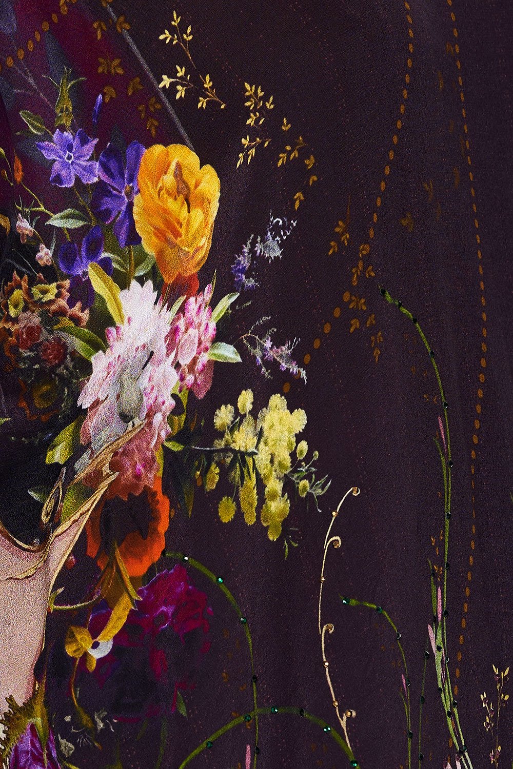 SILK FRONT BOXY KNIT WILD FLOWER