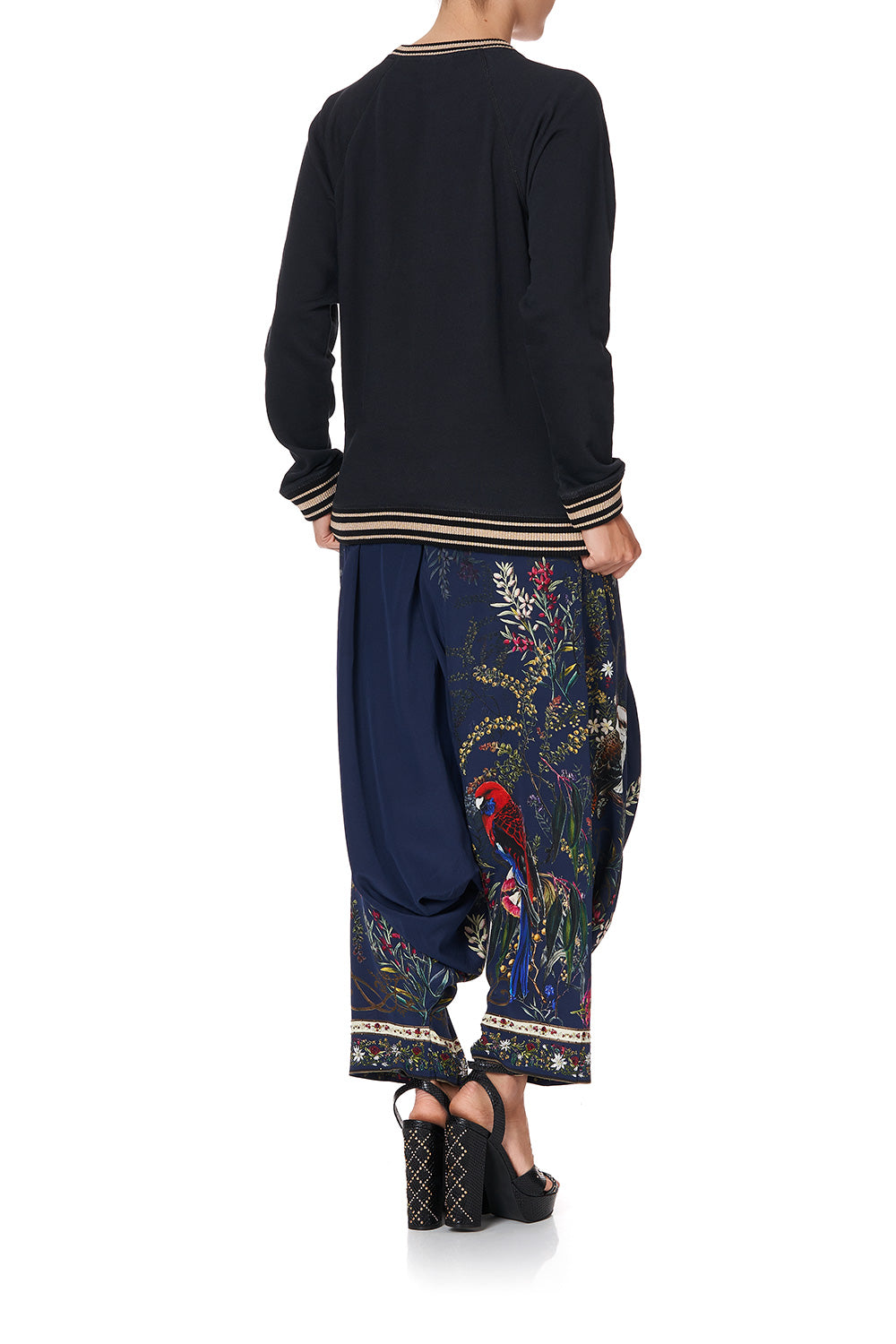 RAGLAN SLEEVE SWEATER WINGS IN ARMS