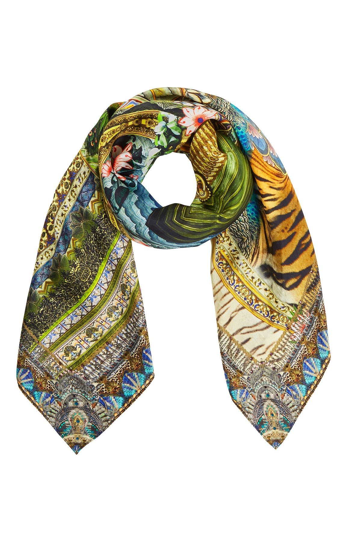 A WOMANS WISDOM LARGE SQUARE SCARF