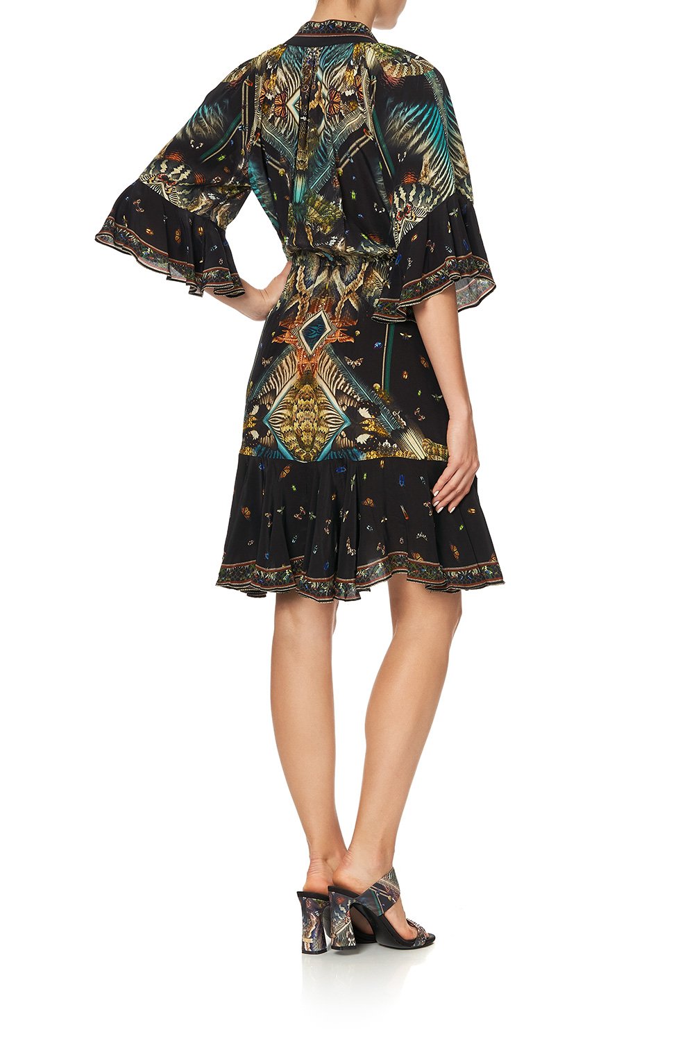 WRAP DRESS WITH RAGLAN SLEEVE MATERNAL INSTINCT