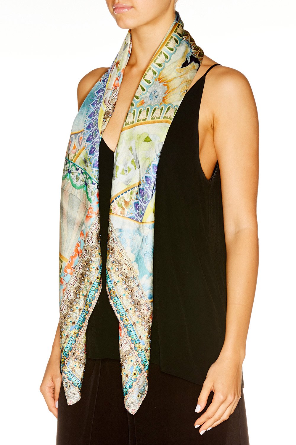 SIGN OF PEACE LARGE SQUARE SCARF