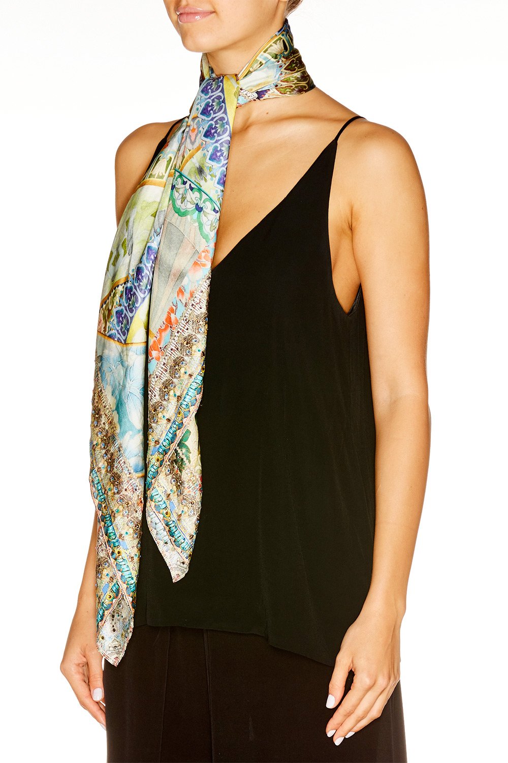 SIGN OF PEACE LARGE SQUARE SCARF