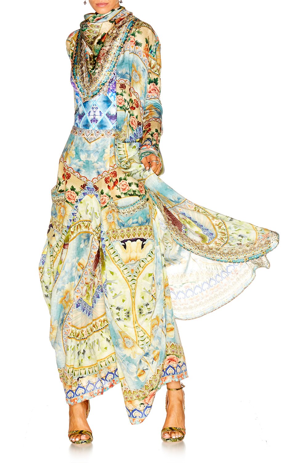 SIGN OF PEACE LARGE SQUARE SCARF