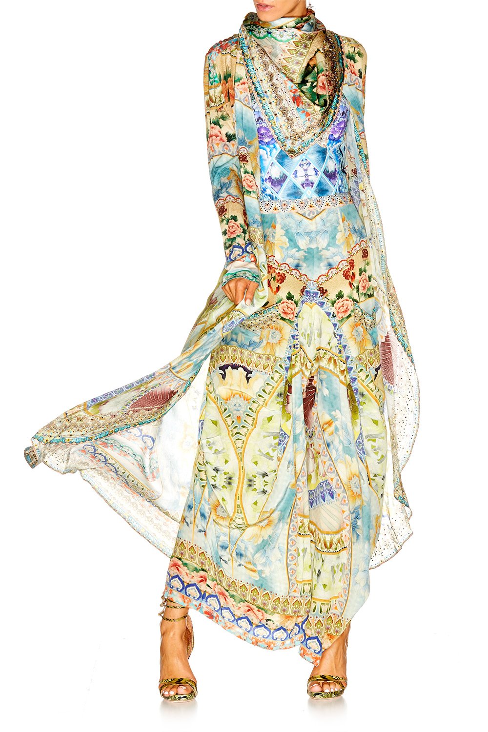 SIGN OF PEACE LARGE SQUARE SCARF