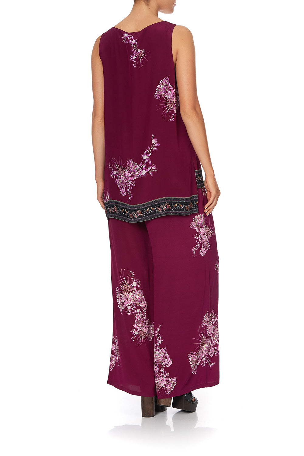 FRONT SPLIT TUNIC DESERT SUNRISE