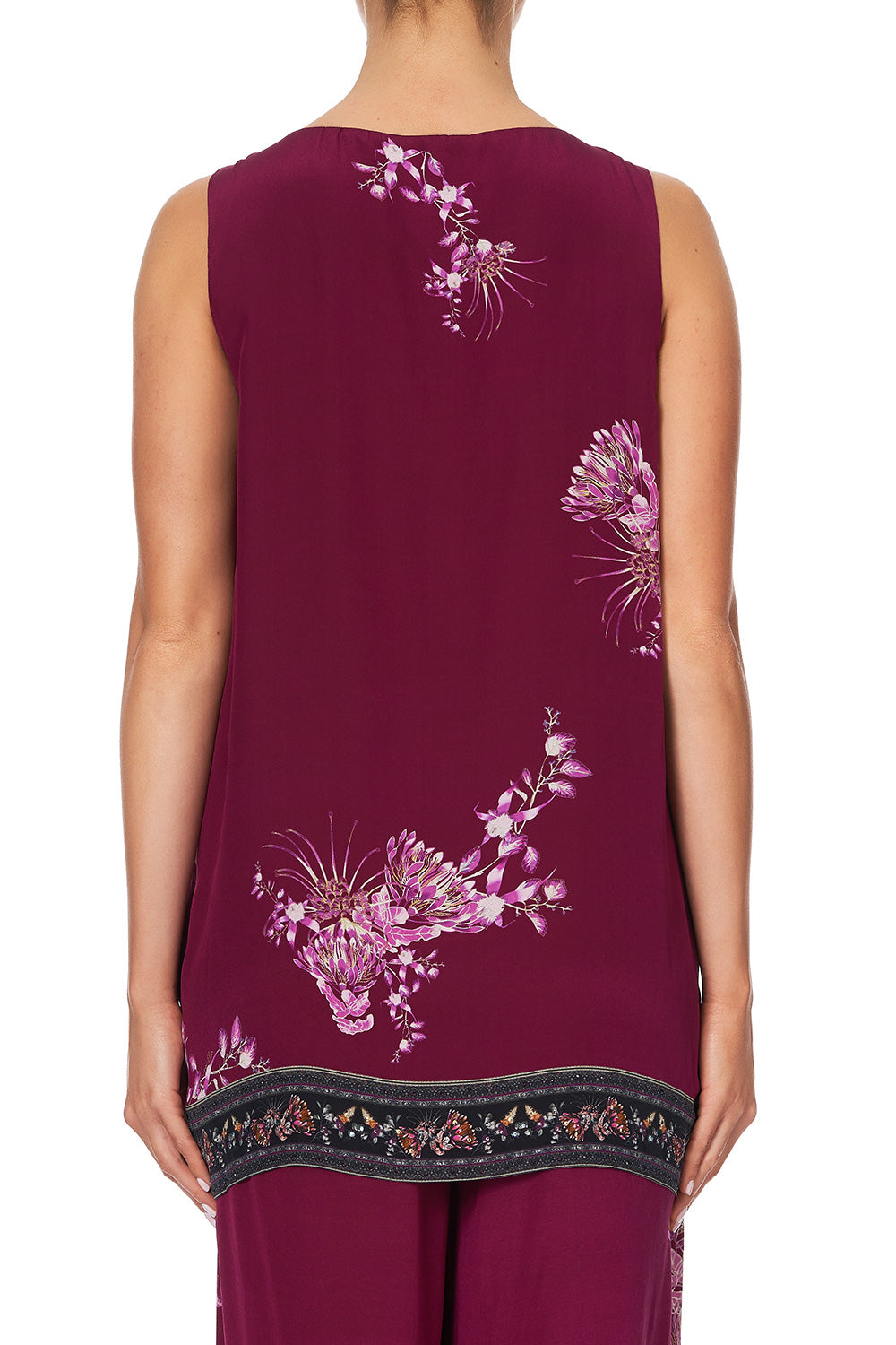 FRONT SPLIT TUNIC DESERT SUNRISE