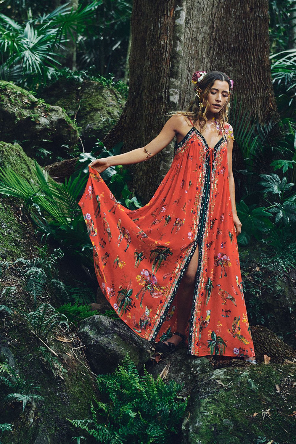 LACE UP FRONT DRESS CINEMA PARADISO